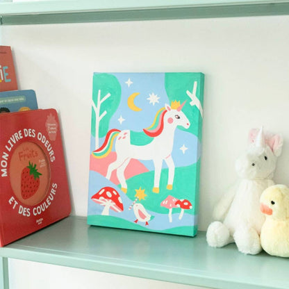 Paint By Number Kit - Little Brush Kids Unicorn and Piou